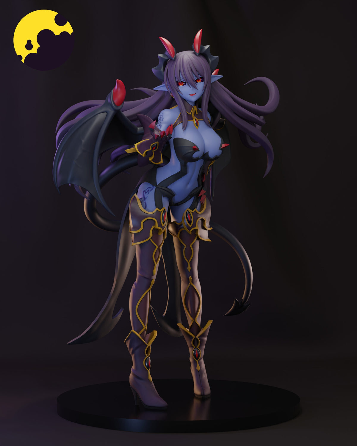 1746 Demon Monster Girl Encyclopedia - STL 3D Print Files