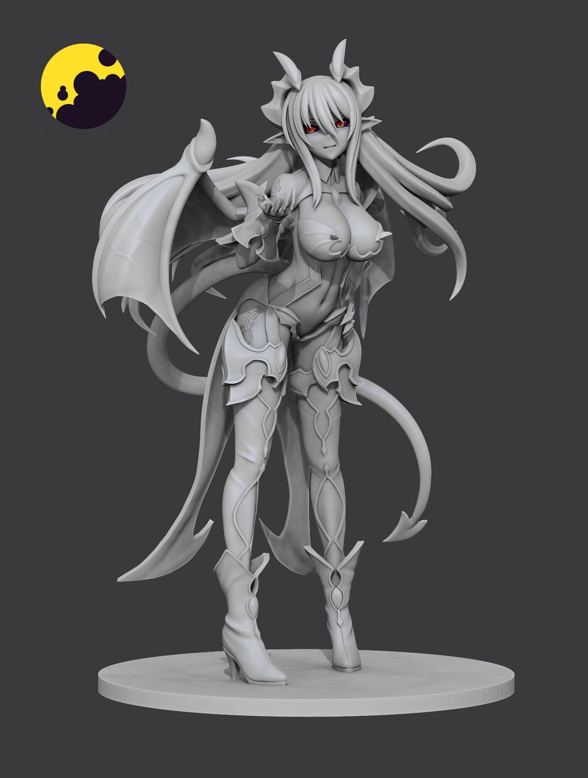 1746 Demon Monster Girl Encyclopedia - STL 3D Print Files