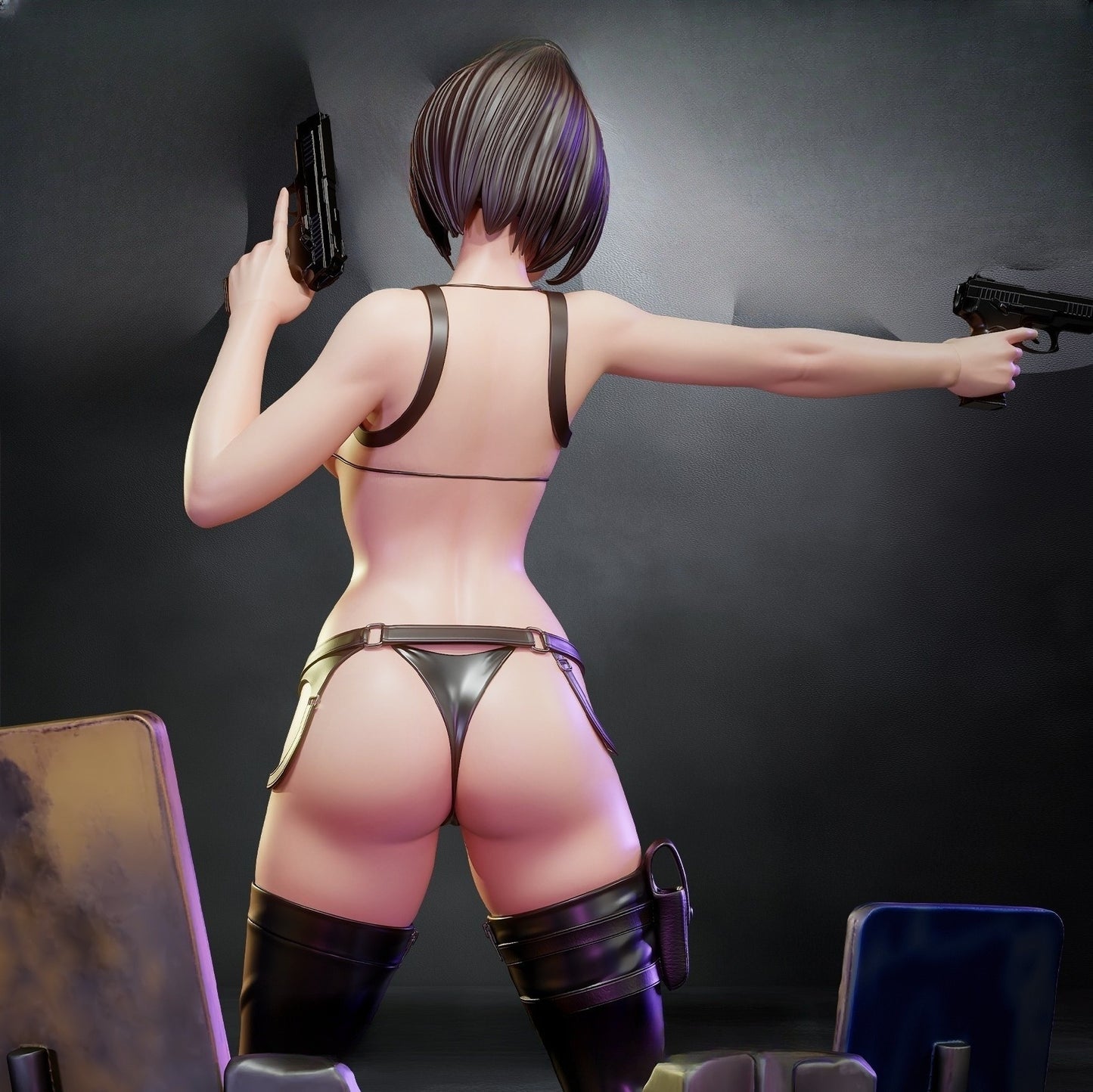 0744 Ada Wong NSFW - STL 3D Print Files