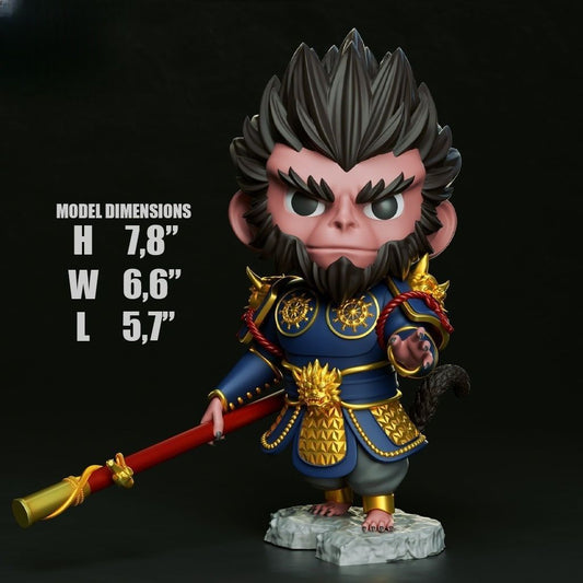 0097 Black Wukong - STL 3D Print Files
