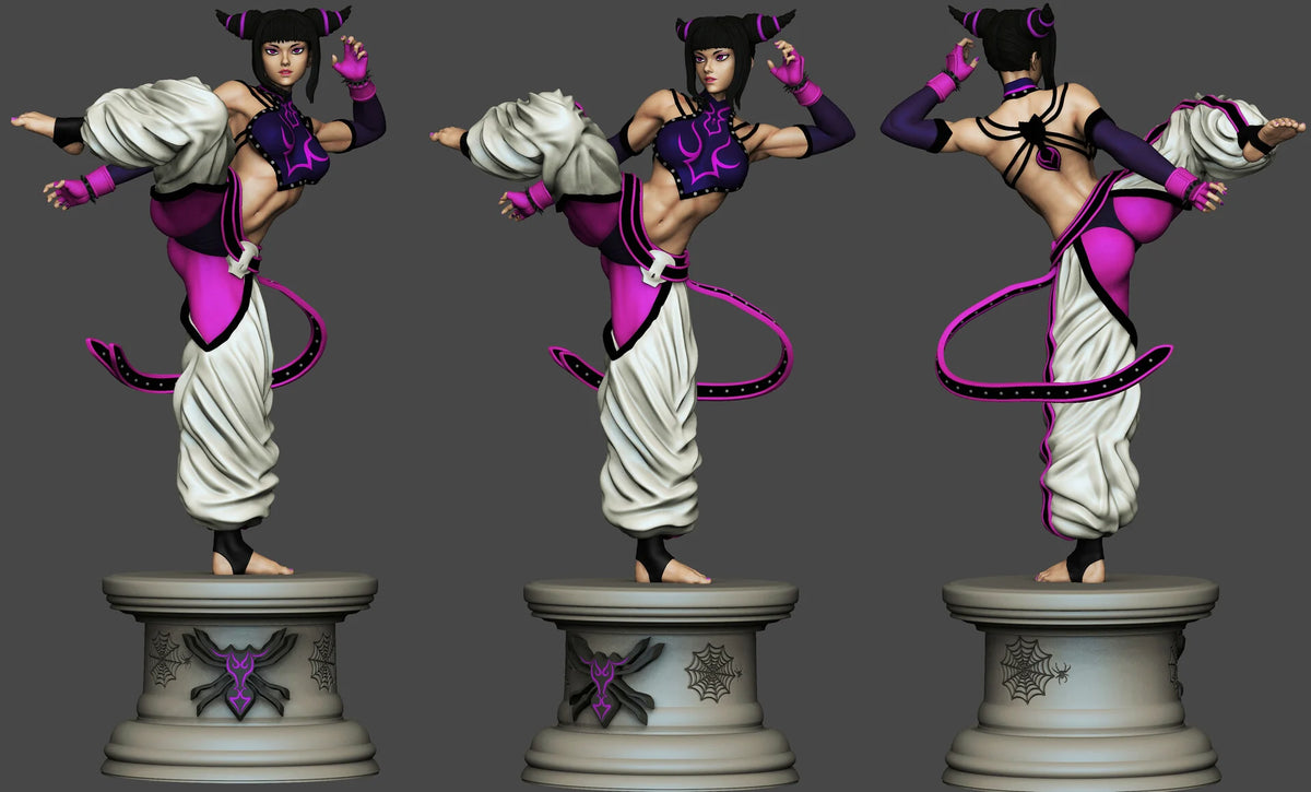 2141 Juri Han_Street Fighter - STL 3D Print Files