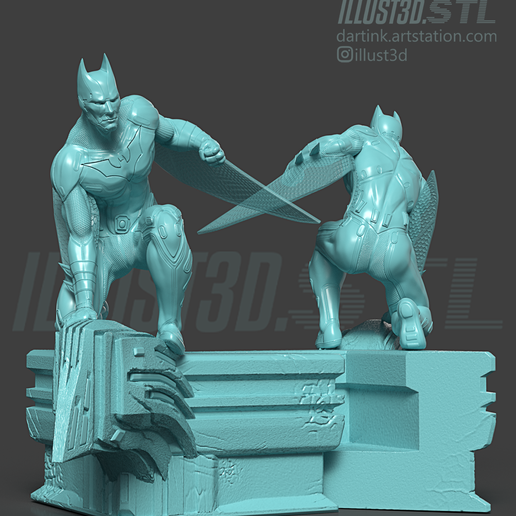2160 Batman beyond - STL 3D Print Files
