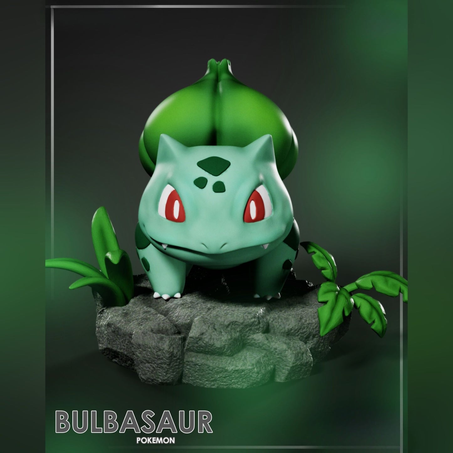 0246 Bulbasaur Pokemon - STL 3D Print Files