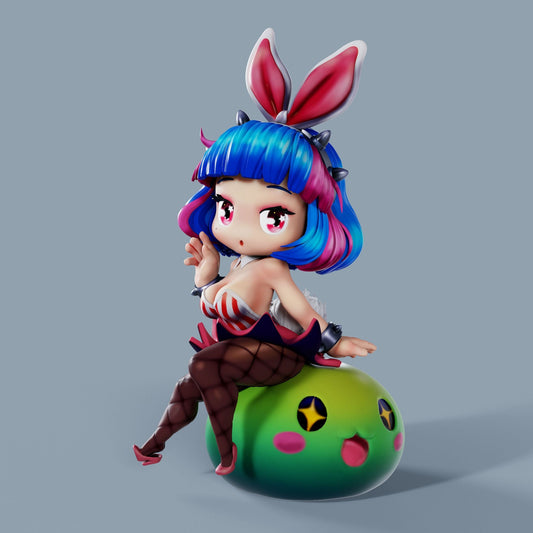 0152 Bunny girl maple - STL 3D Print Files