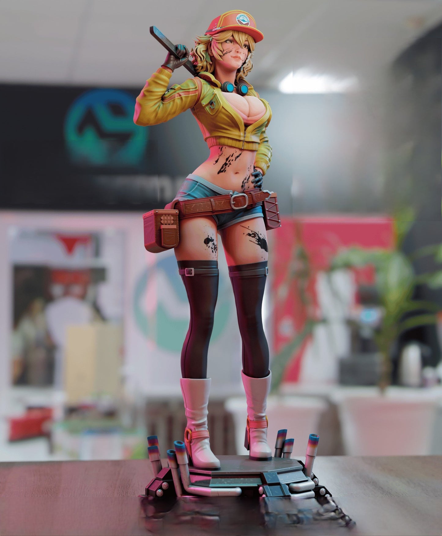 0451 Cindy Aurum NSFW - Final Fantasy - STL 3D Print Files