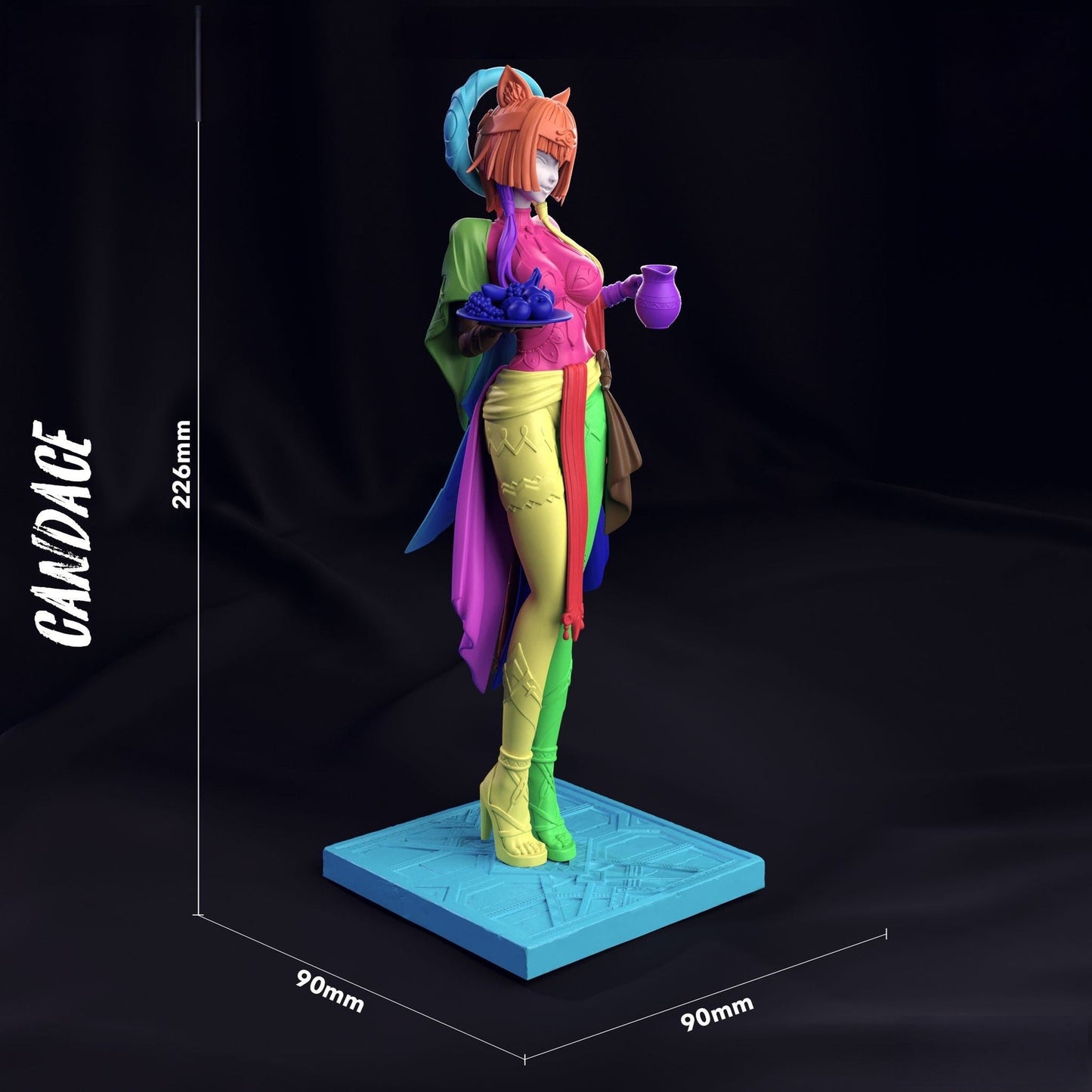 0721 Candace - Genshin Impact - STL 3D Print Files