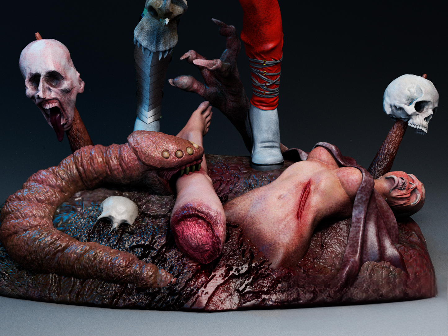 0124 Julie Strain - Heavy Metal 2000 (1503) - STL 3D Print Files