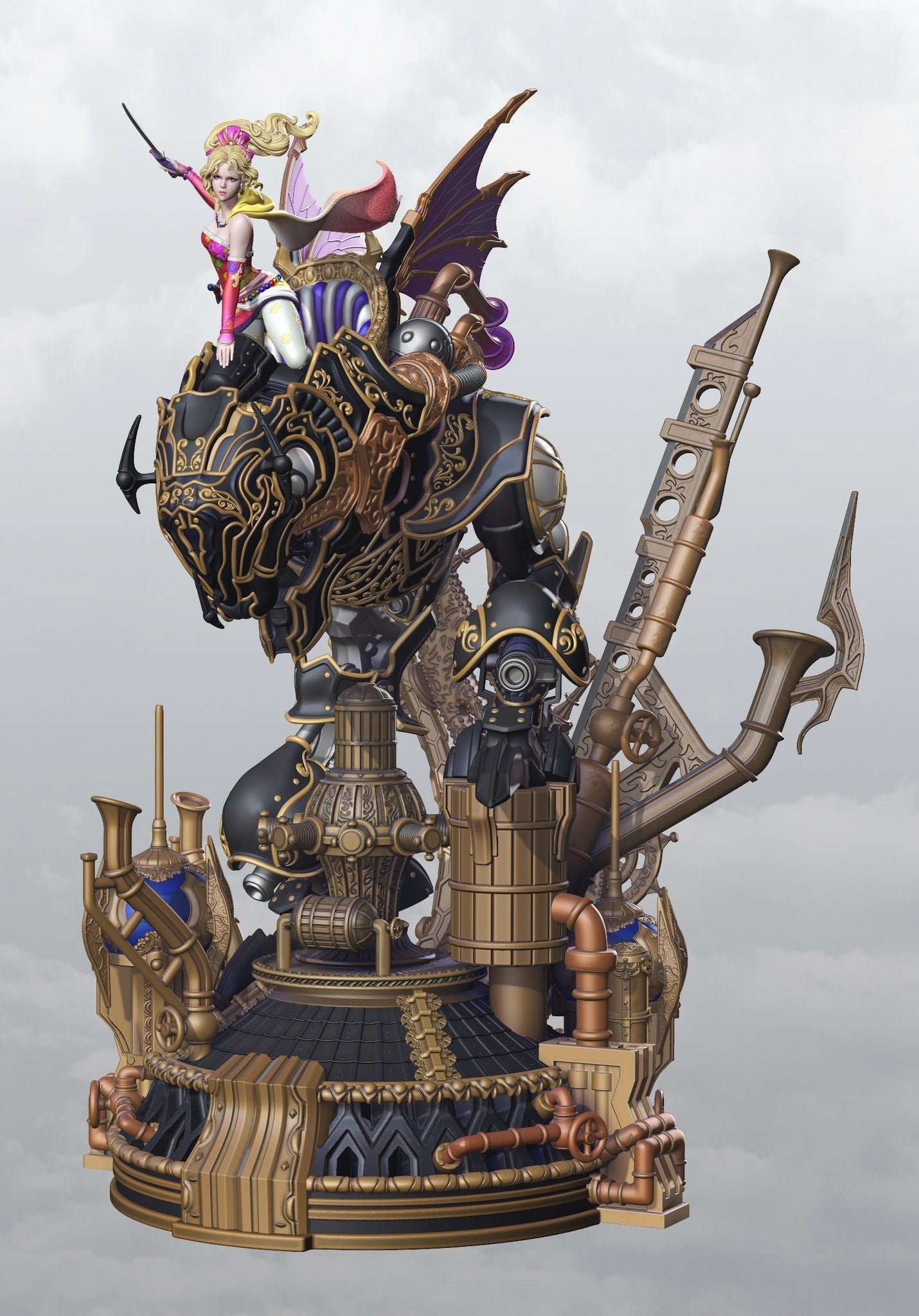 0799 Terra Magitek - Final Fantasy VI - STL 3D Print Files