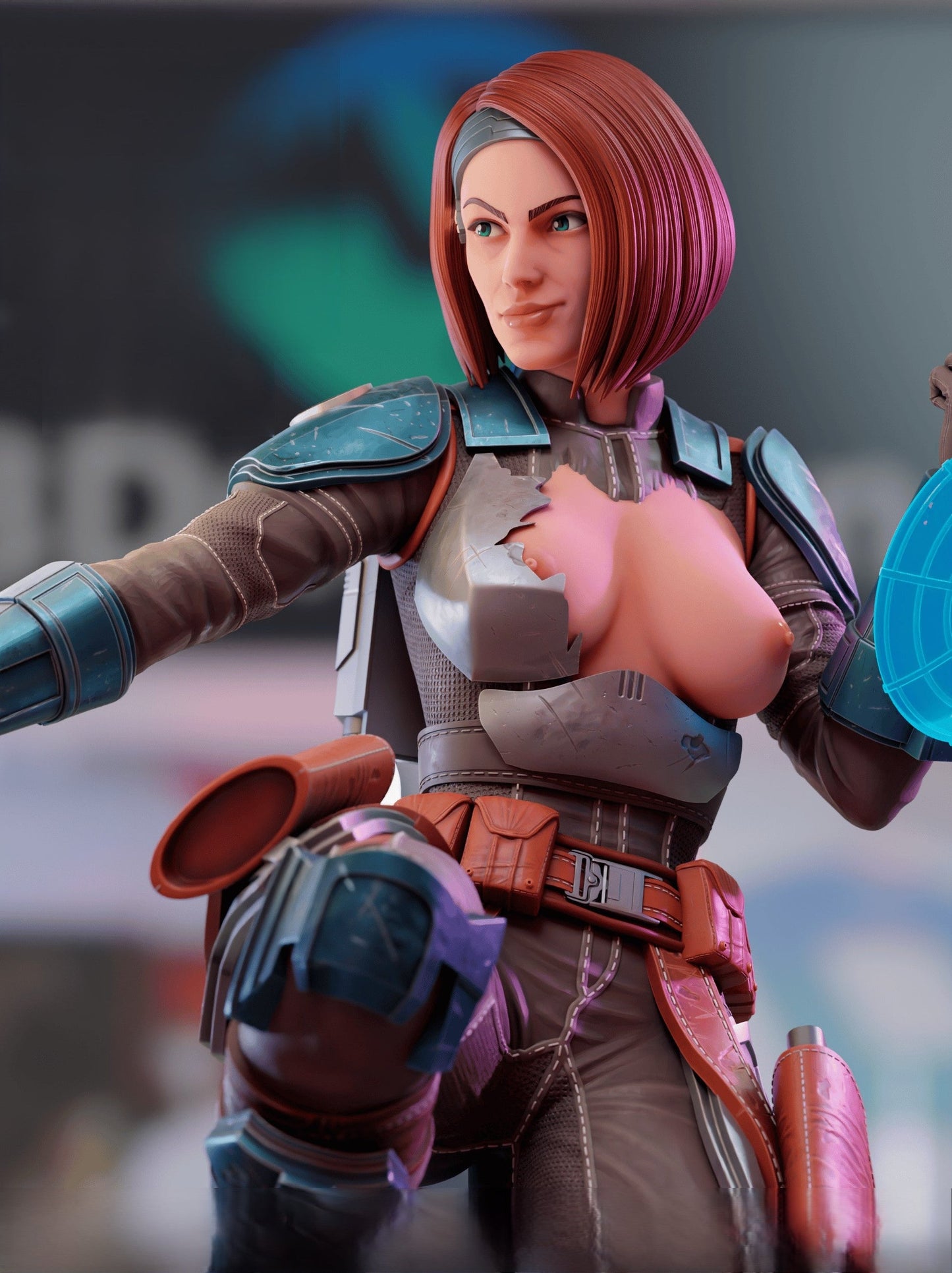 0466 Bo-Katan Kryze NSFW - Star Wars: The Clone Wars - STL 3D Print Files
