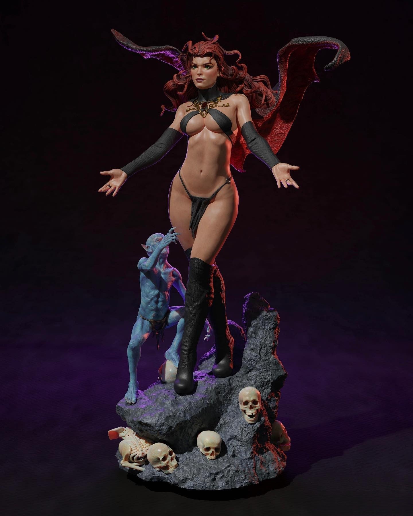 0446 Madelyne Pryor - The Goblin Queen (1397) - STL 3D Print Files