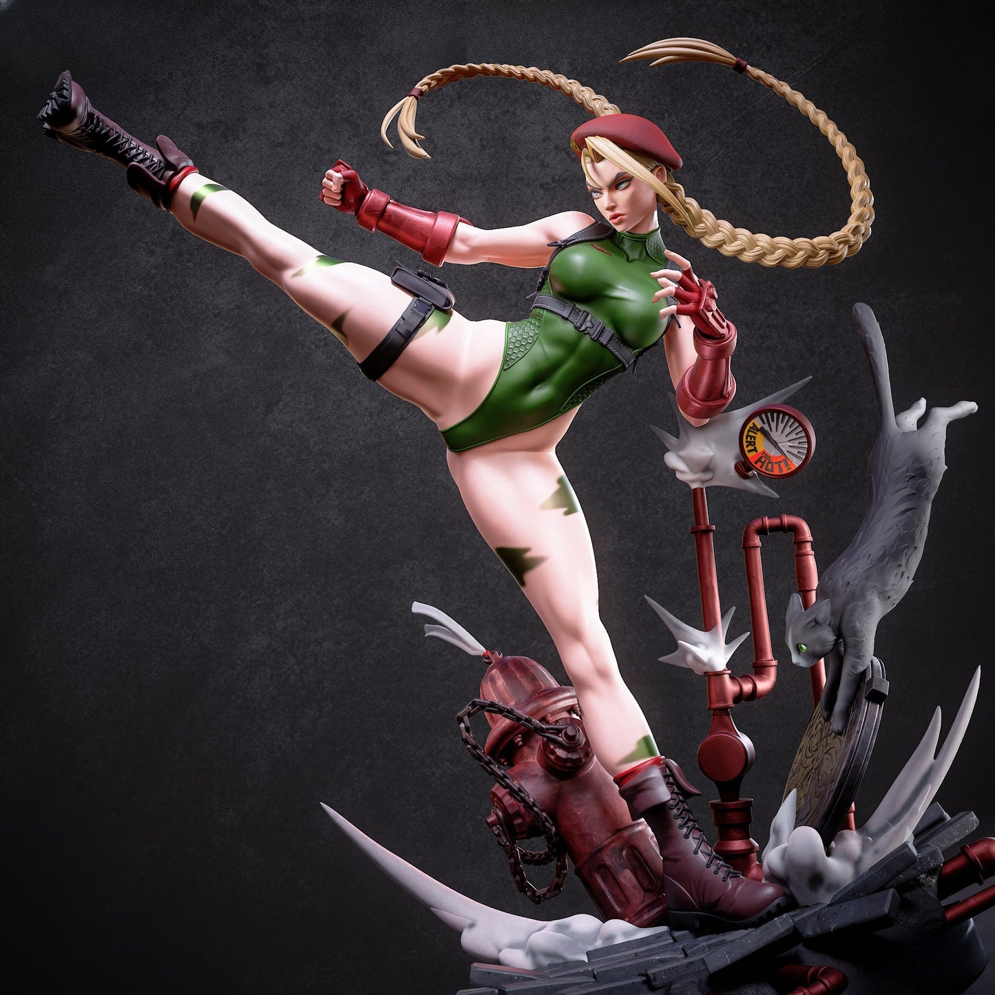 1274 Cammy_Street Fighter - STL 3D Print File