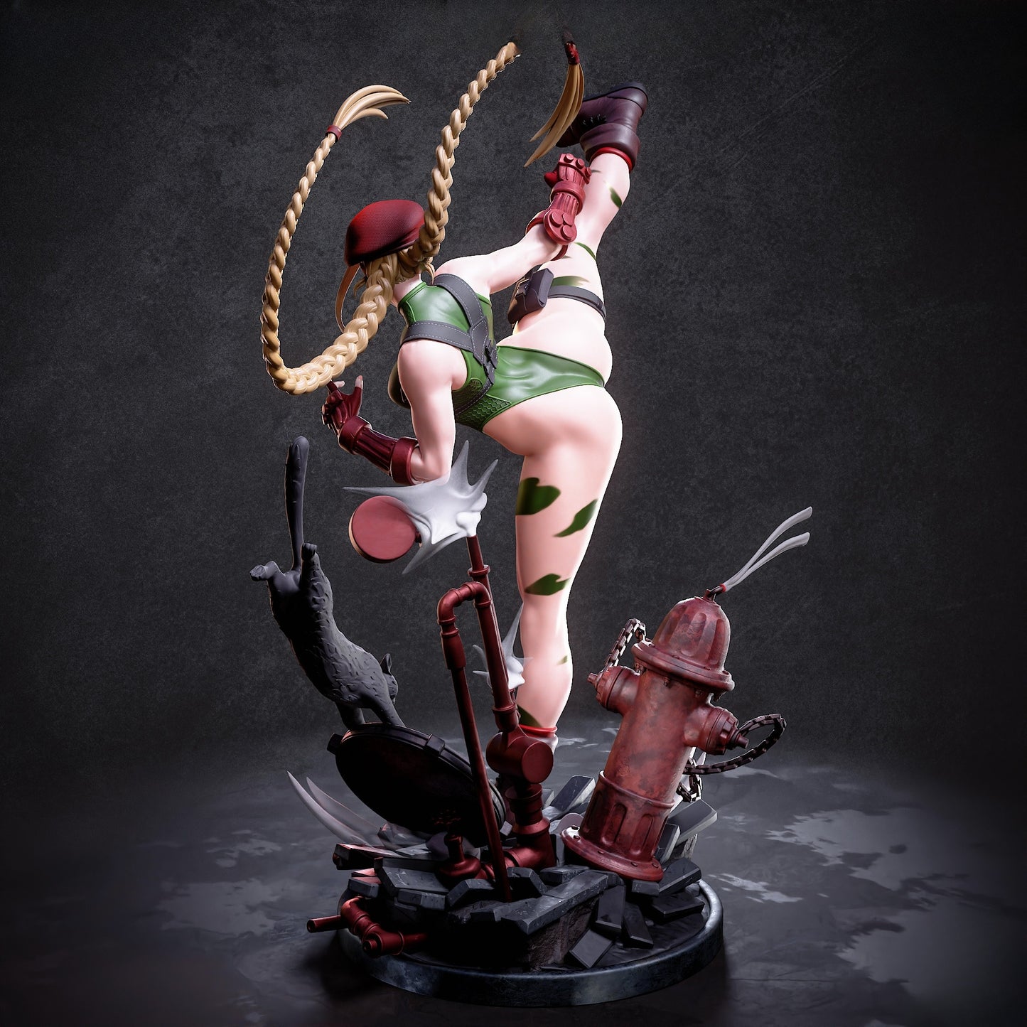 1274 Cammy_Street Fighter - STL 3D Print File