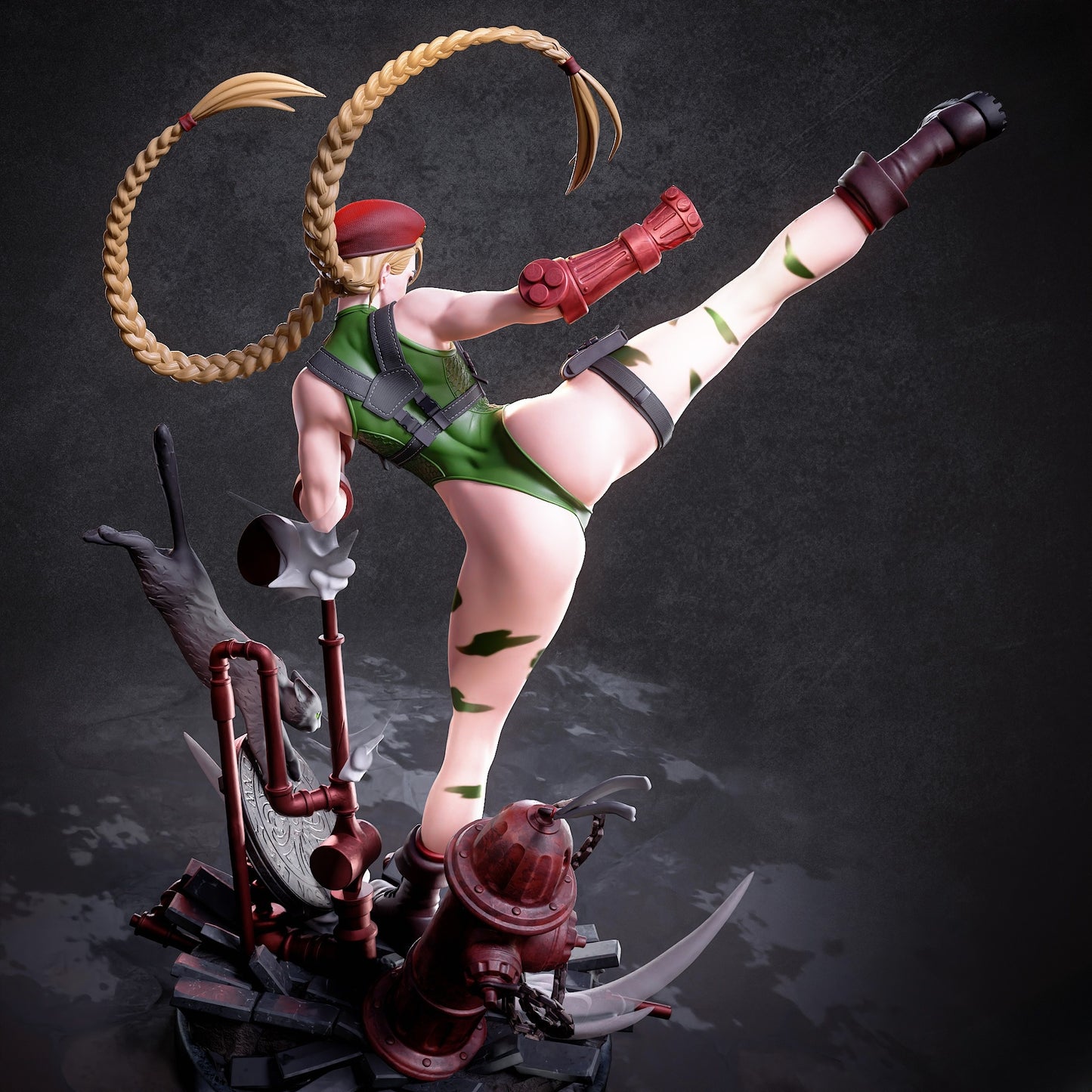 1274 Cammy_Street Fighter - STL 3D Print File
