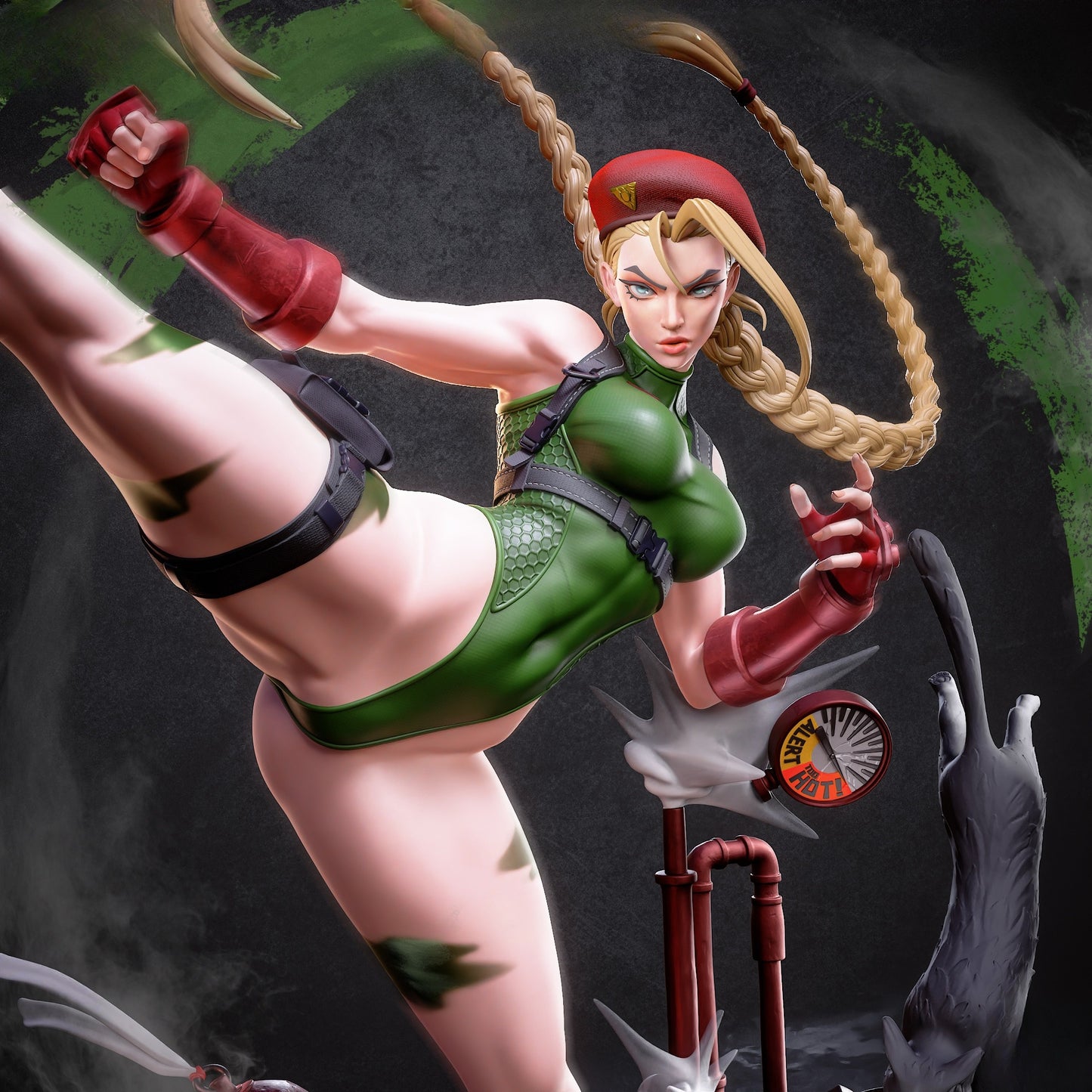 1274 Cammy_Street Fighter - STL 3D Print File