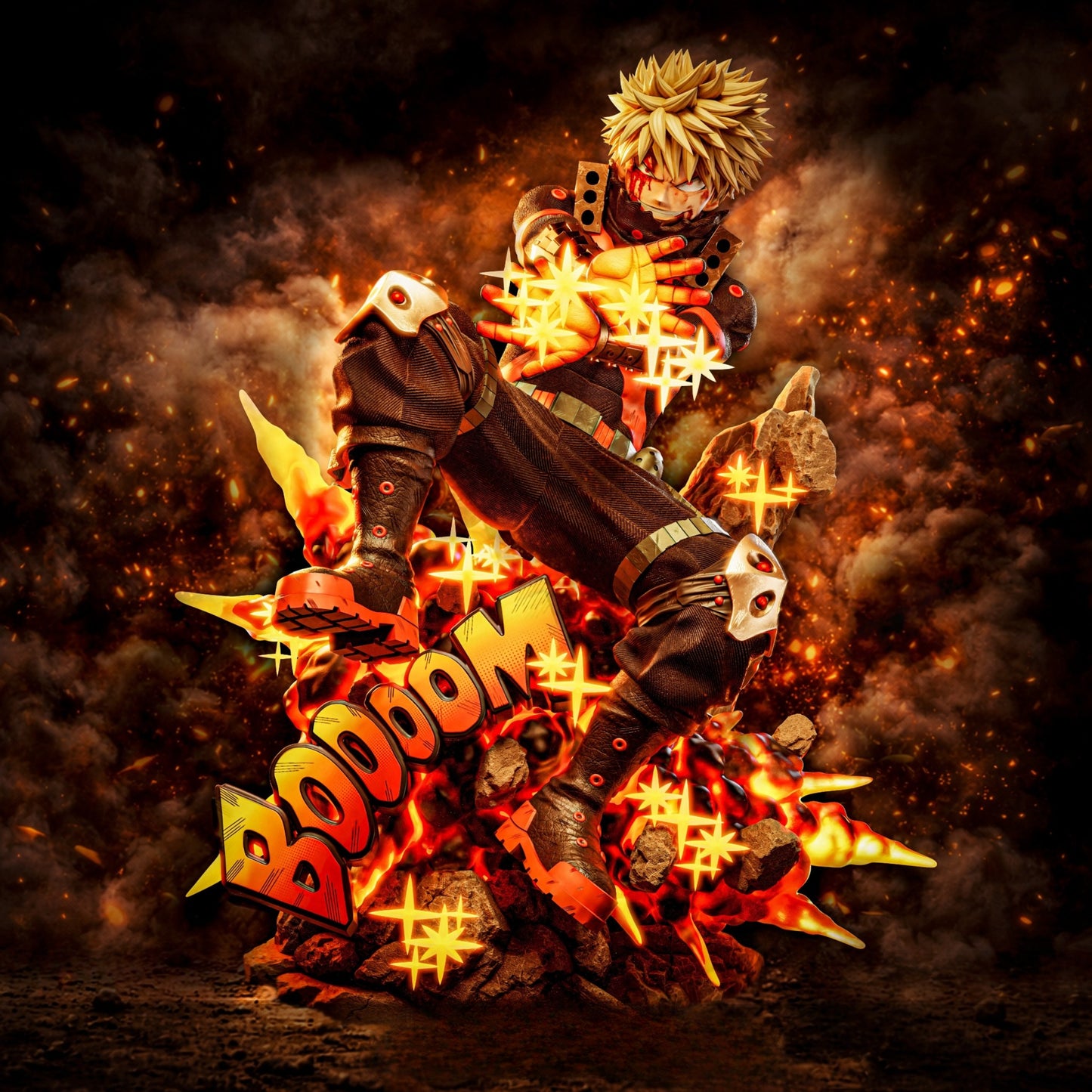 0552 Katsuki Bakugo - STL 3D Print Files