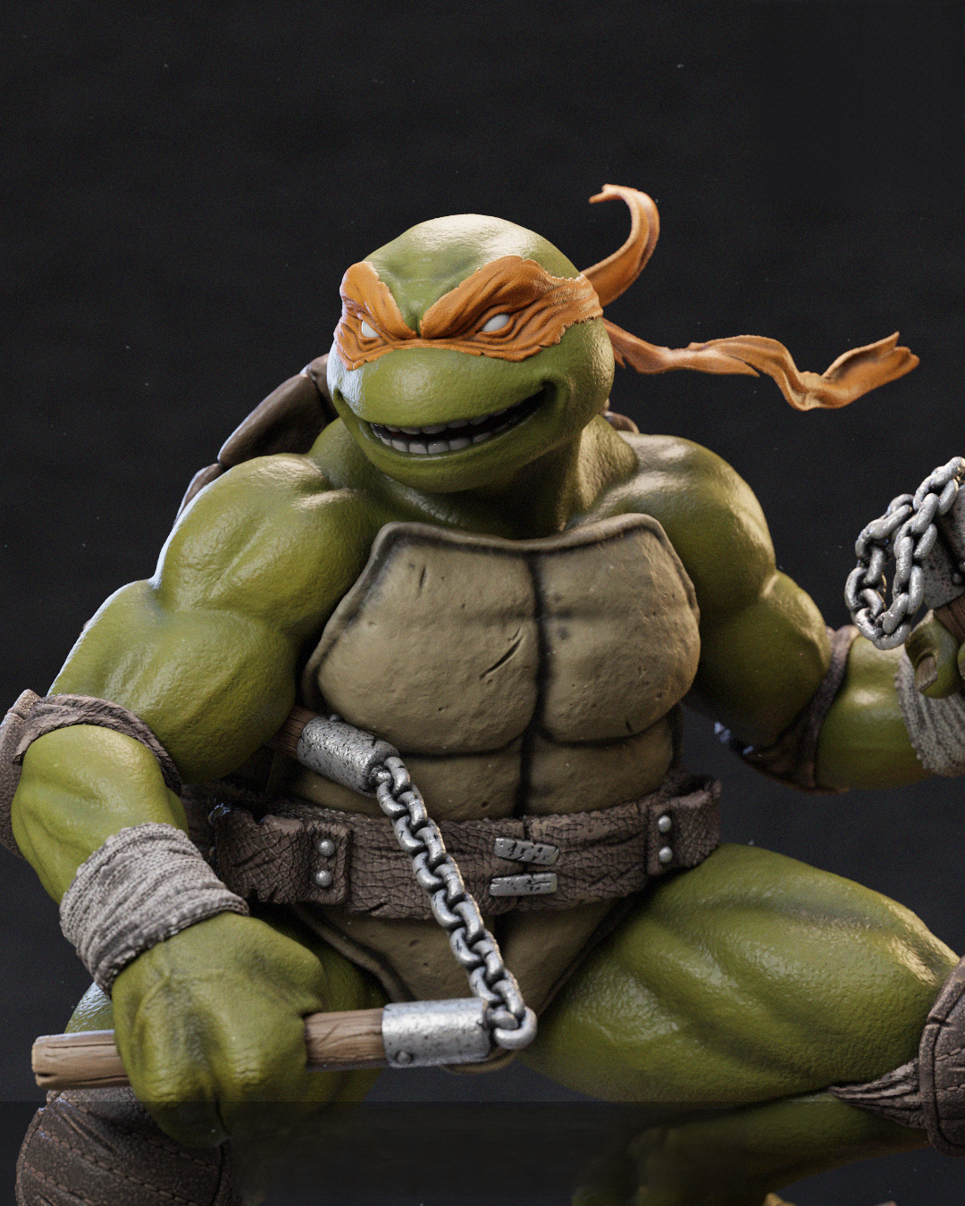 0478 Michelangelo - TMNT (1286) - STL 3D Print Files