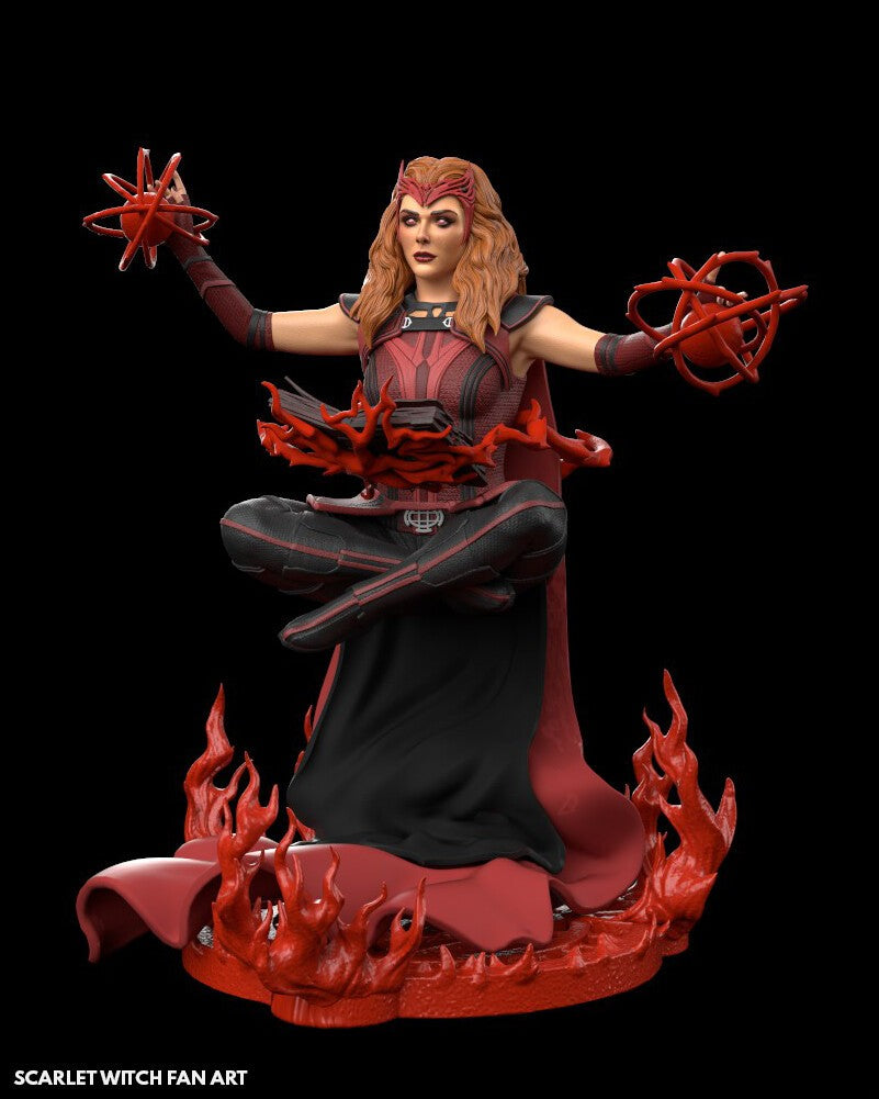 0430 WANDA - SCARLET WITCH (1423) - STL 3D Print Files