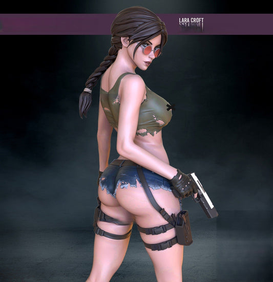0132 Lara Croft NSFW - Tomb Raider (1530) - STL 3D Print Files
