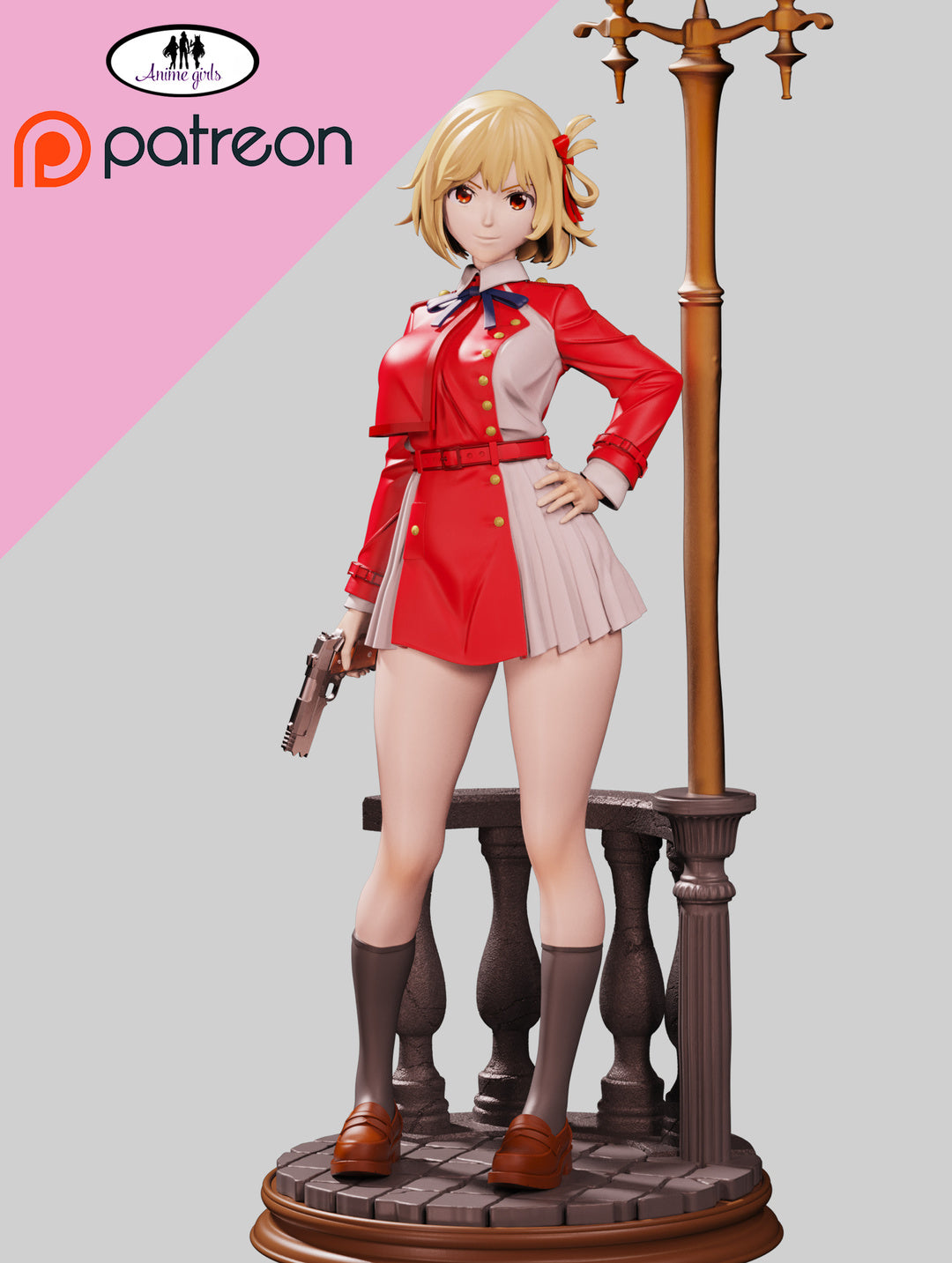 2120 Chisato Nishikigi_Lycoris Recoil - STL 3D Print Files