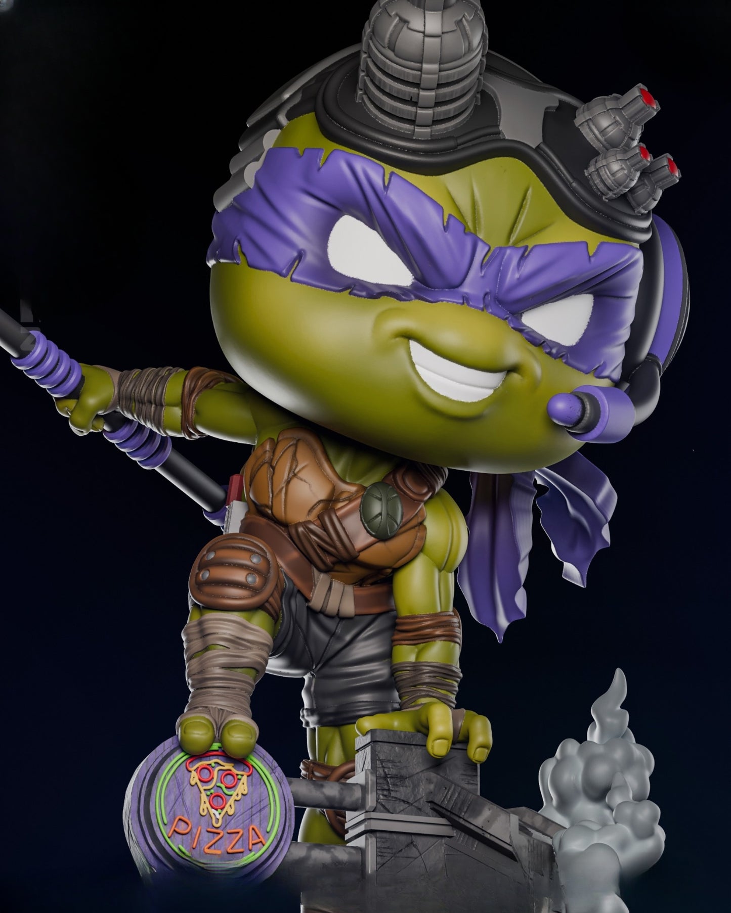 1074 Donatello Chibi - STL 3D Print Files