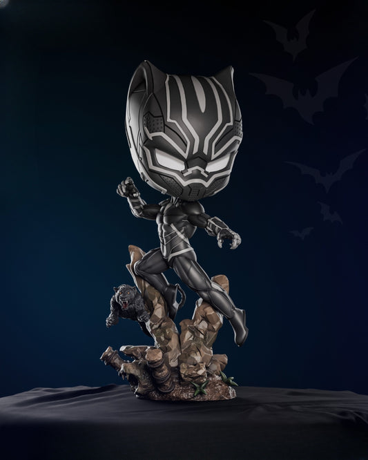 0602 Black Panther Chibi - STL 3D Print Files