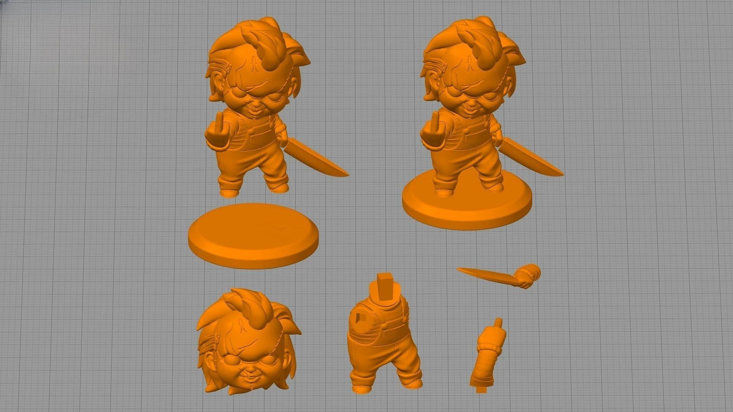 0105 Chucky - STL 3D Print Files