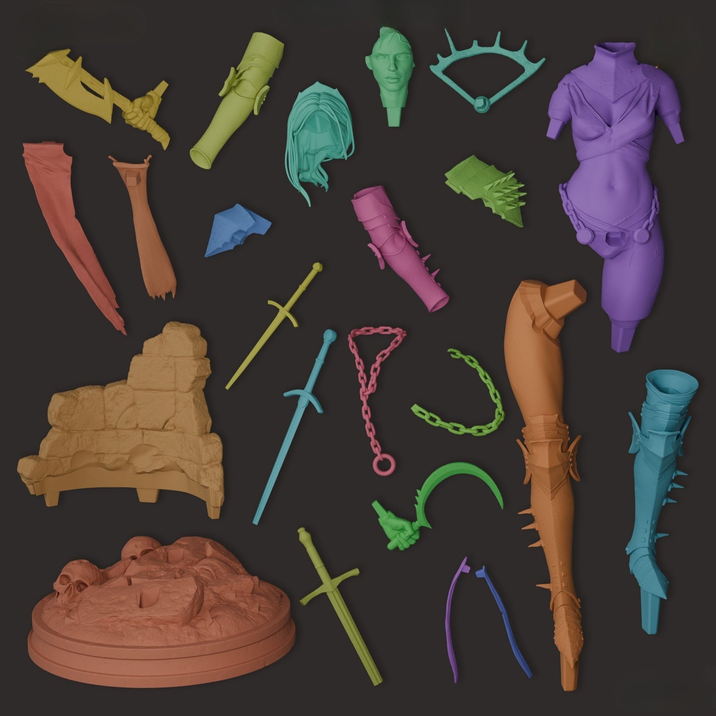 0364 Clang - STL 3D Print Files