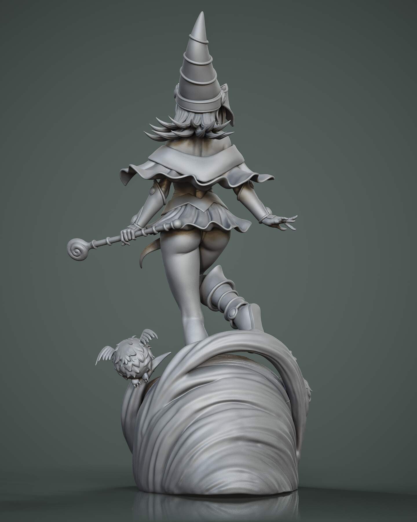 1669 Dark Magician Girl_Yu-Gi-Oh! - STL 3D Print Files