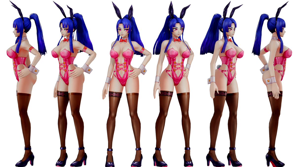 1821 Yatsu Murasaki_Action Taimanin - STL 3D Print Files