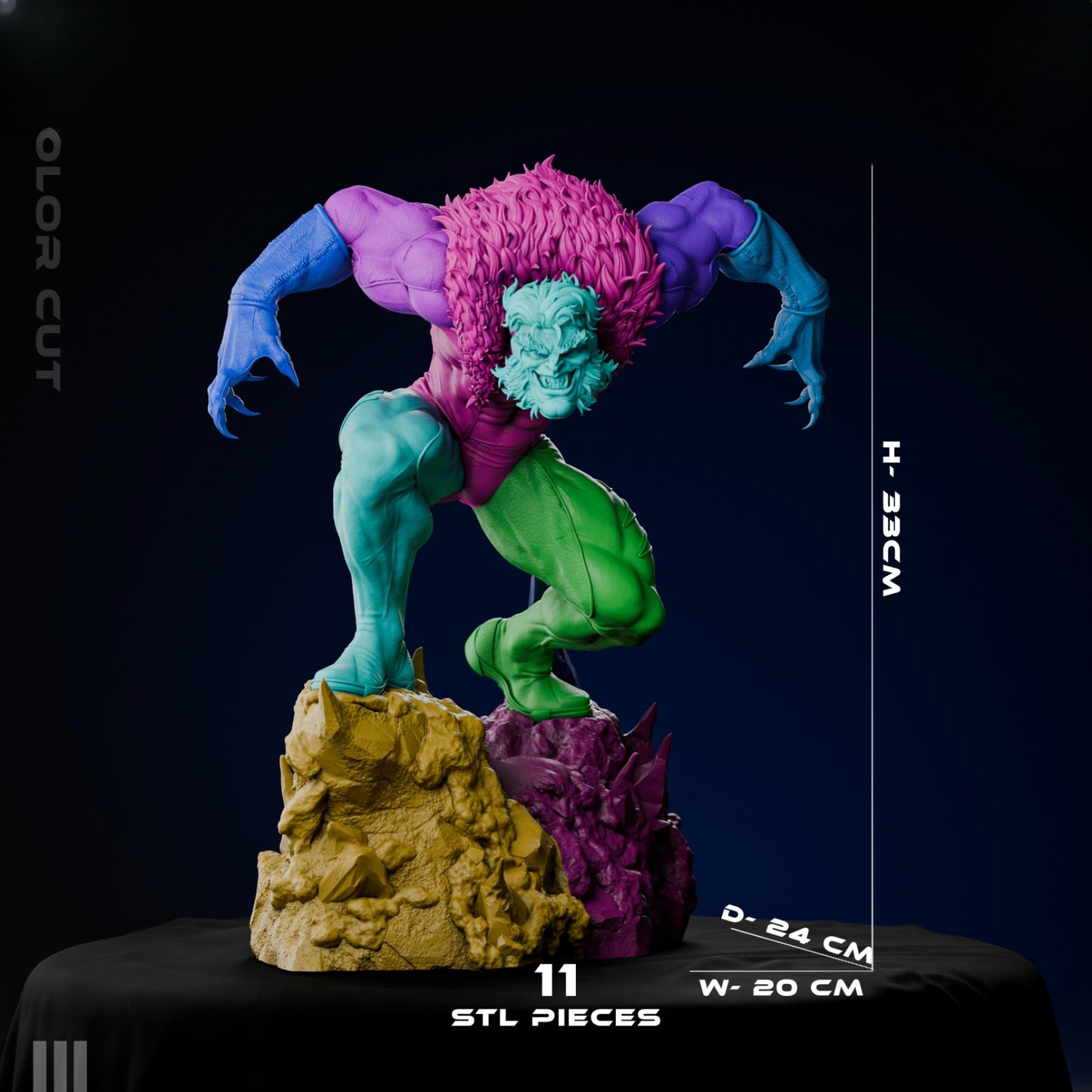 1407 Sabretooth_ Marvel Comics - STL 3D Print Files