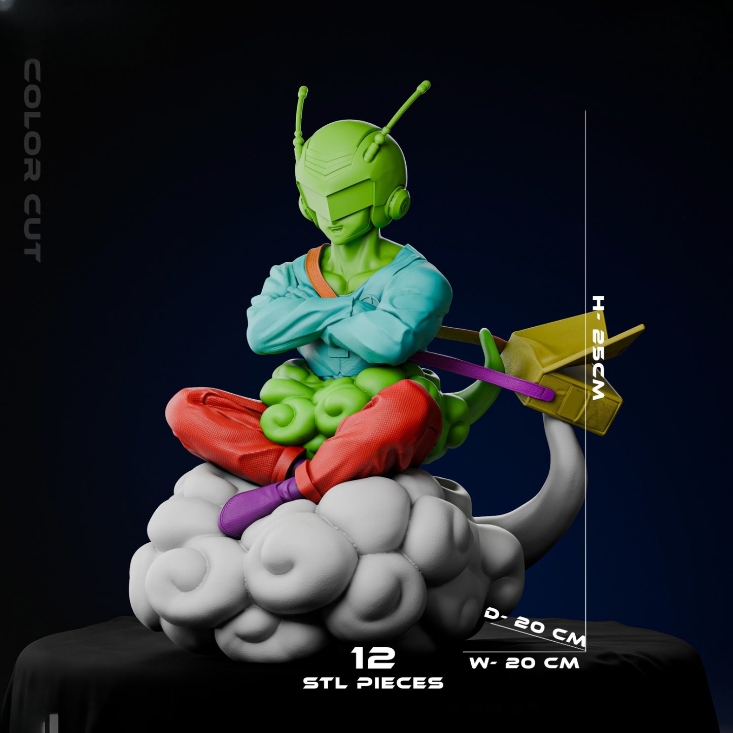 1639 Gohan_Dragon Ball Z - STL 3D Print Files