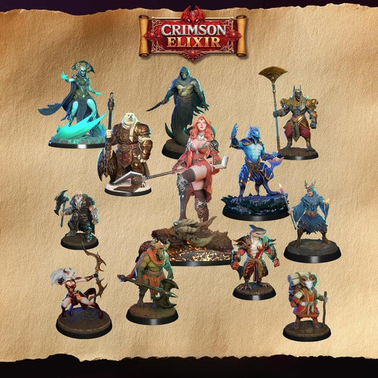 1507 Crimson Elixir Miniatures Set March2026 CC - STL 3D Print Files