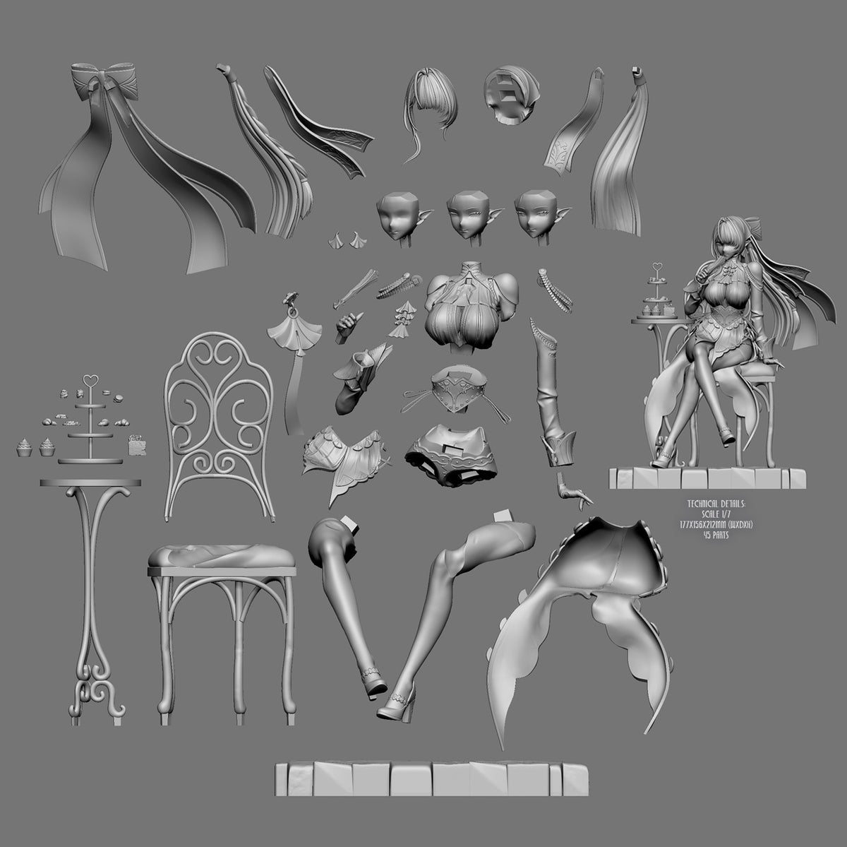 2219 Velina_Zenless Zone Zero - STL 3D Print Files