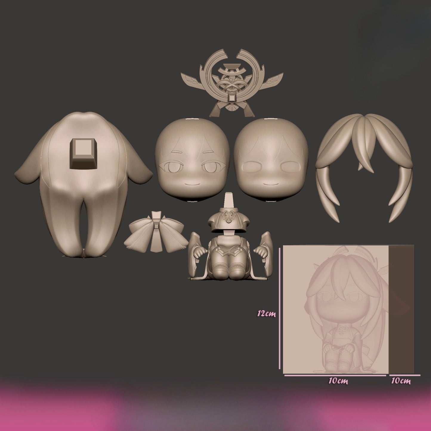 0106 Yae Miko - STL 3D Print Files