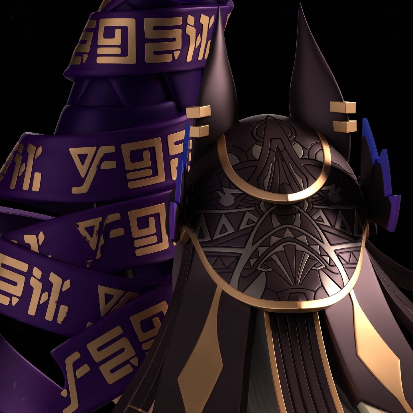 0629 Cyno - Genshin Impact - STL 3D Print Files