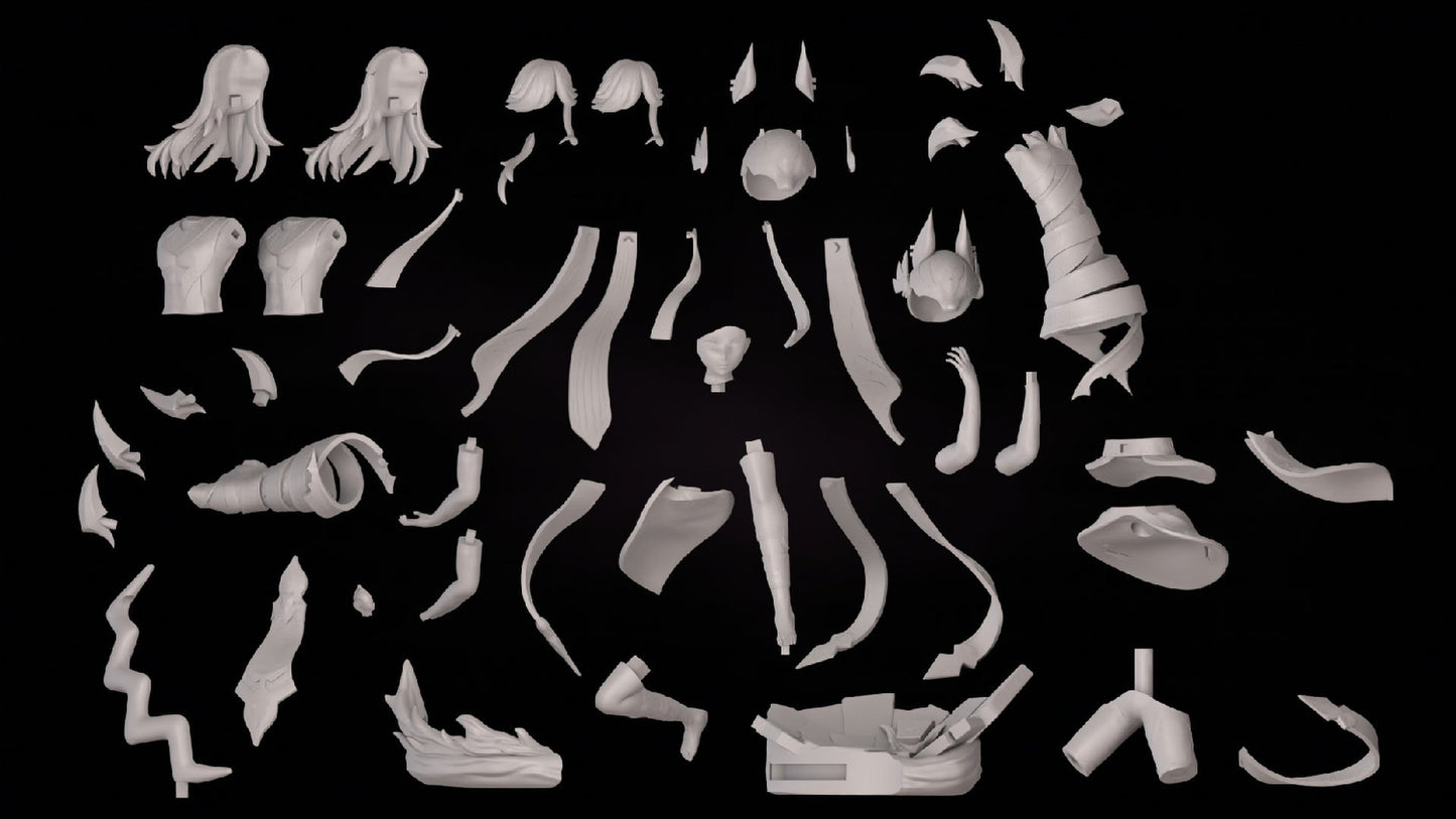 0629 Cyno - Genshin Impact - STL 3D Print Files