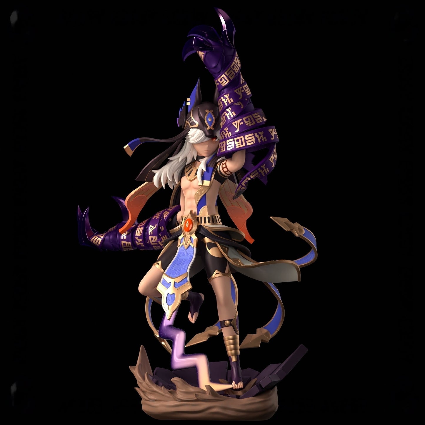 0629 Cyno - Genshin Impact - STL 3D Print Files