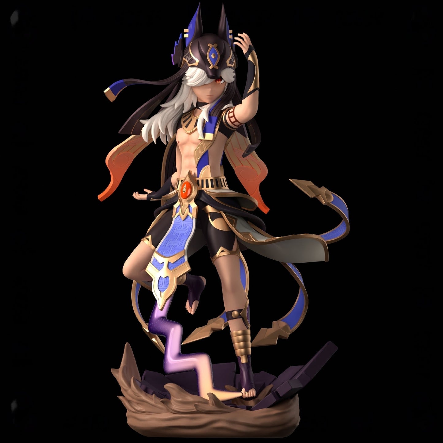 0629 Cyno - Genshin Impact - STL 3D Print Files