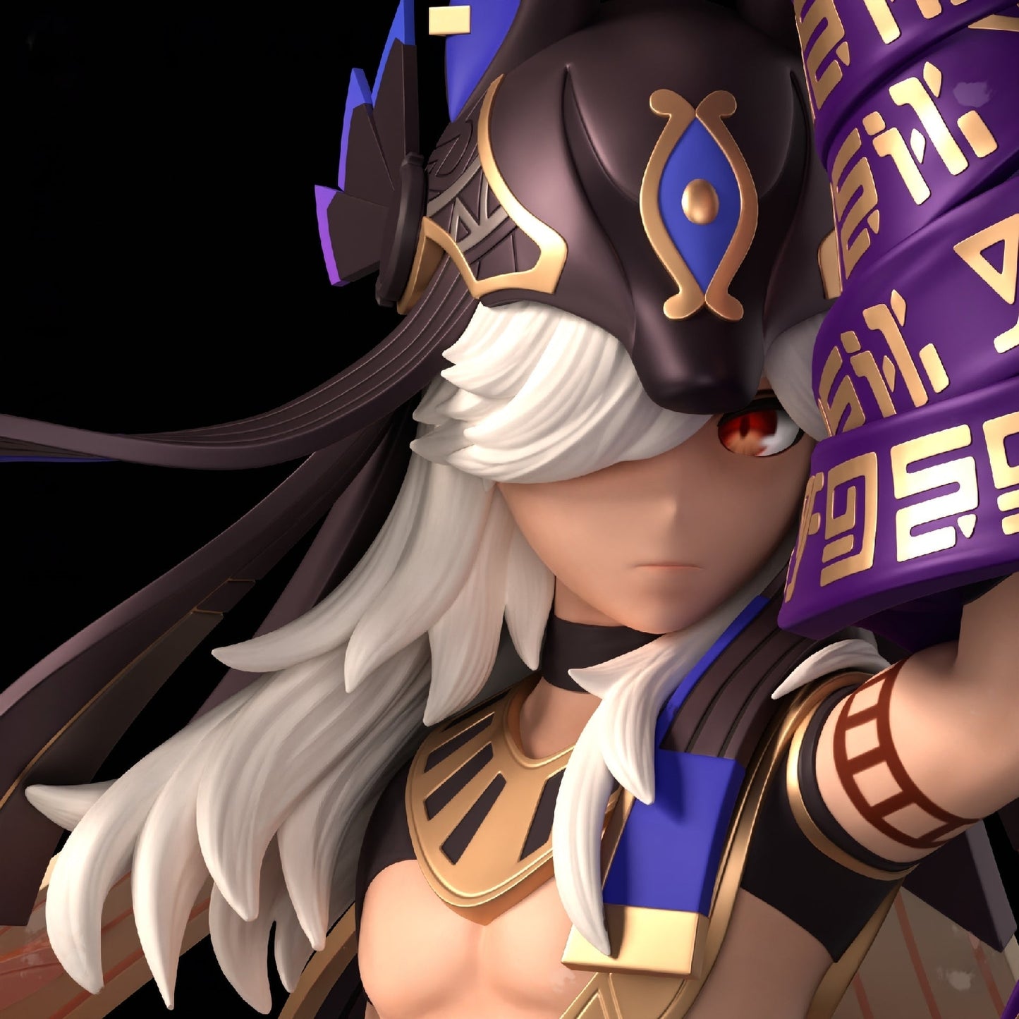 0629 Cyno - Genshin Impact - STL 3D Print Files