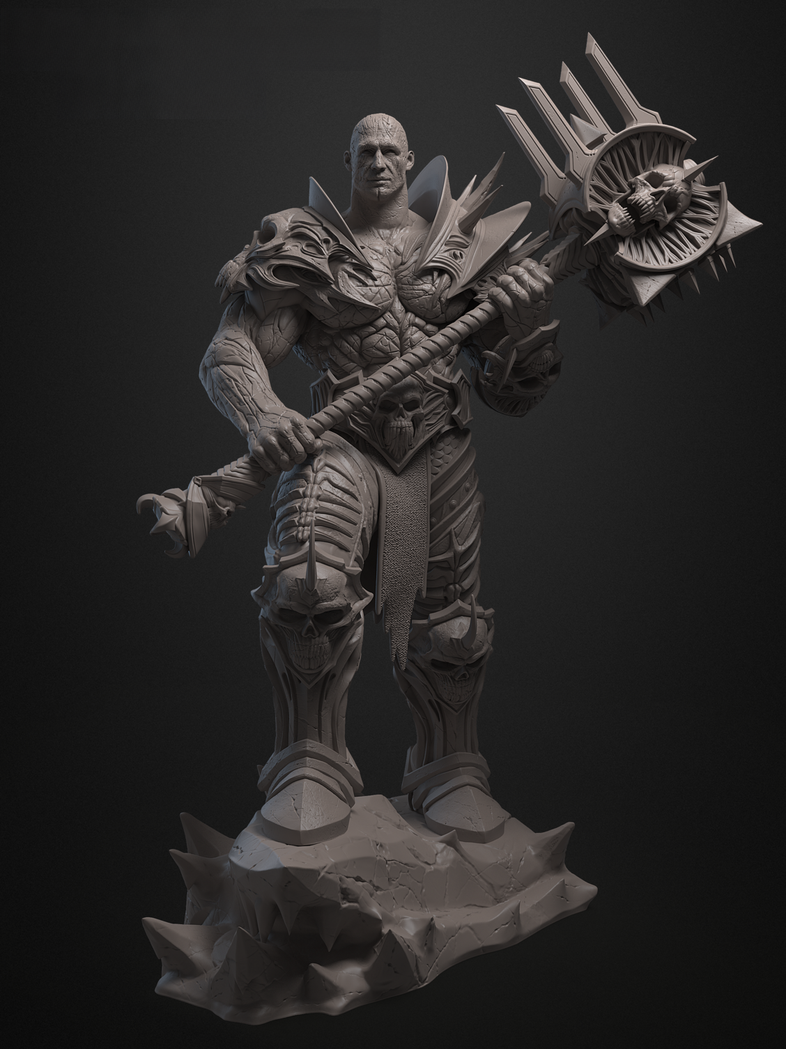 0723 Bolvar Fordragon The Lich King - World of Warcraft - STL 3D Print Files