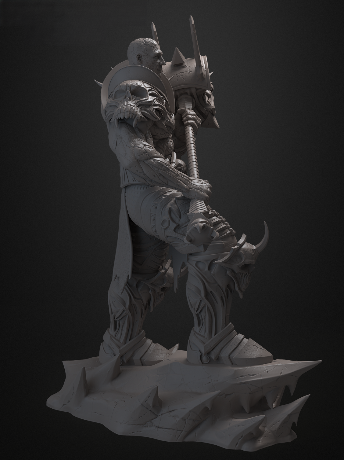 0723 Bolvar Fordragon The Lich King - World of Warcraft - STL 3D Print Files