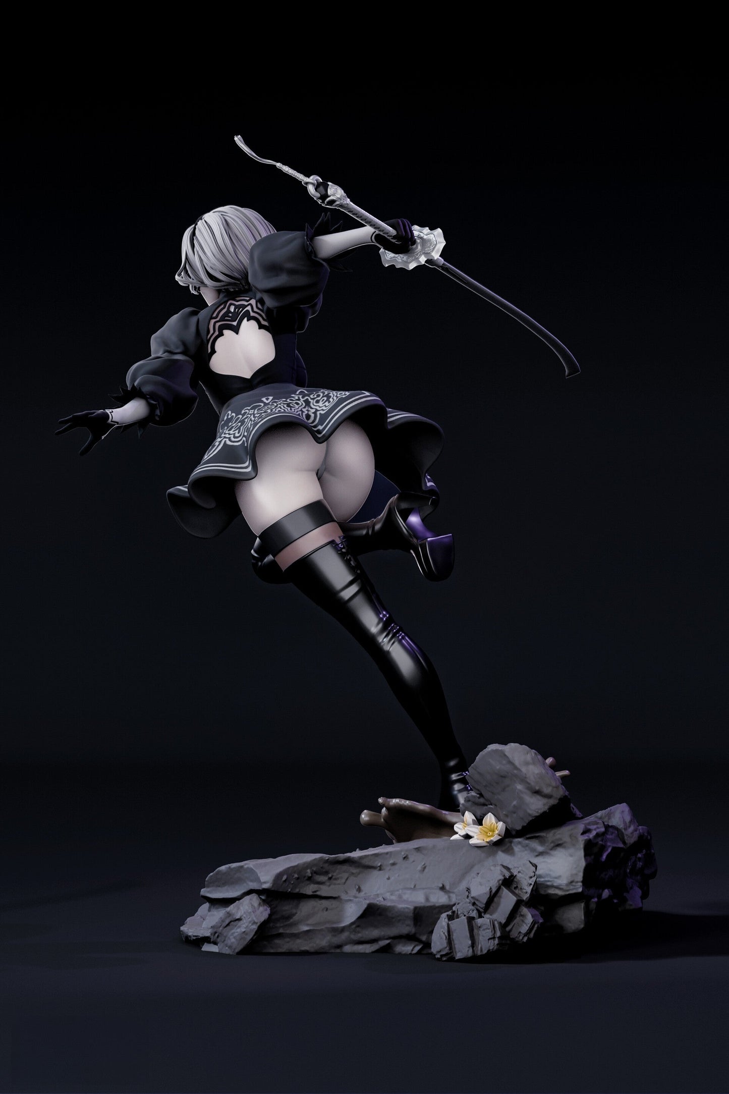 0979 2B - Nier Automata (1667) - STL 3D Print Files