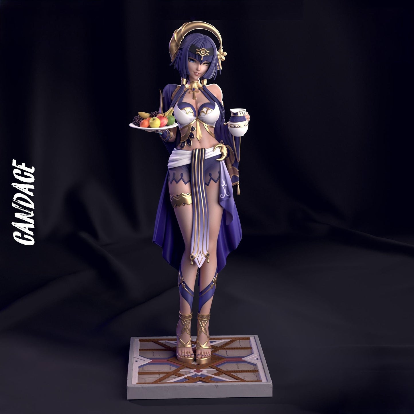 0721 Candace - Genshin Impact - STL 3D Print Files