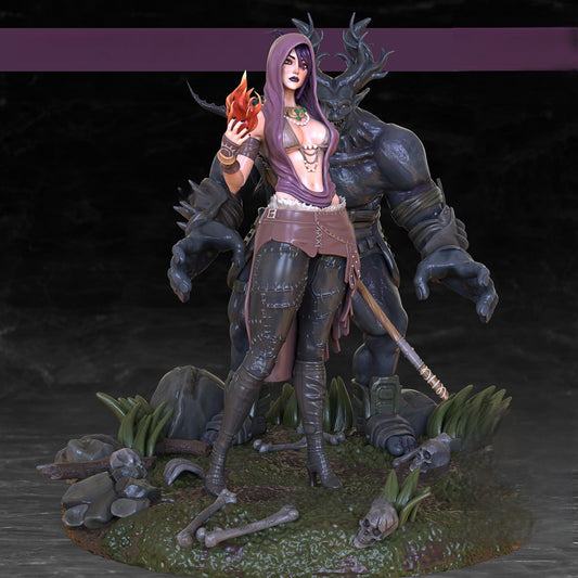0452 Morrigan NSFW - Dragon Age - STL 3D Print Files