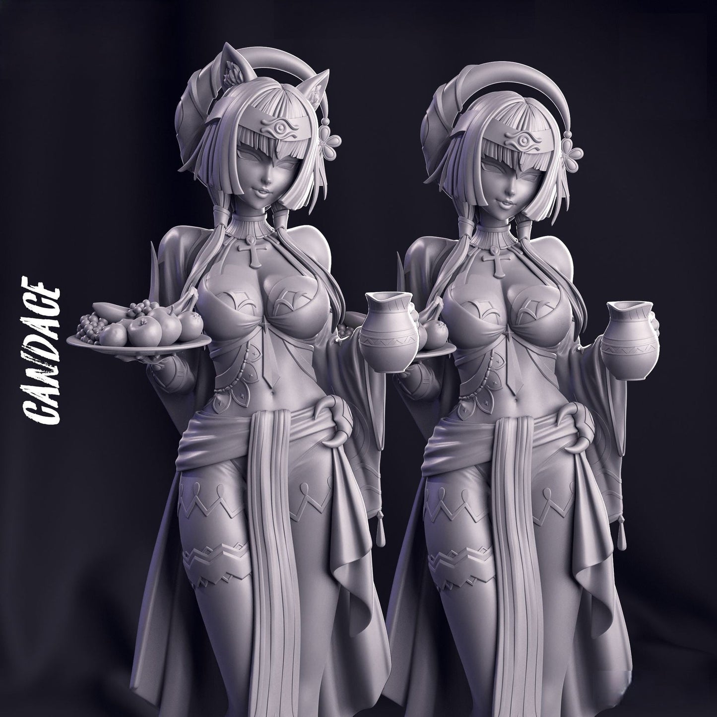 0721 Candace - Genshin Impact - STL 3D Print Files