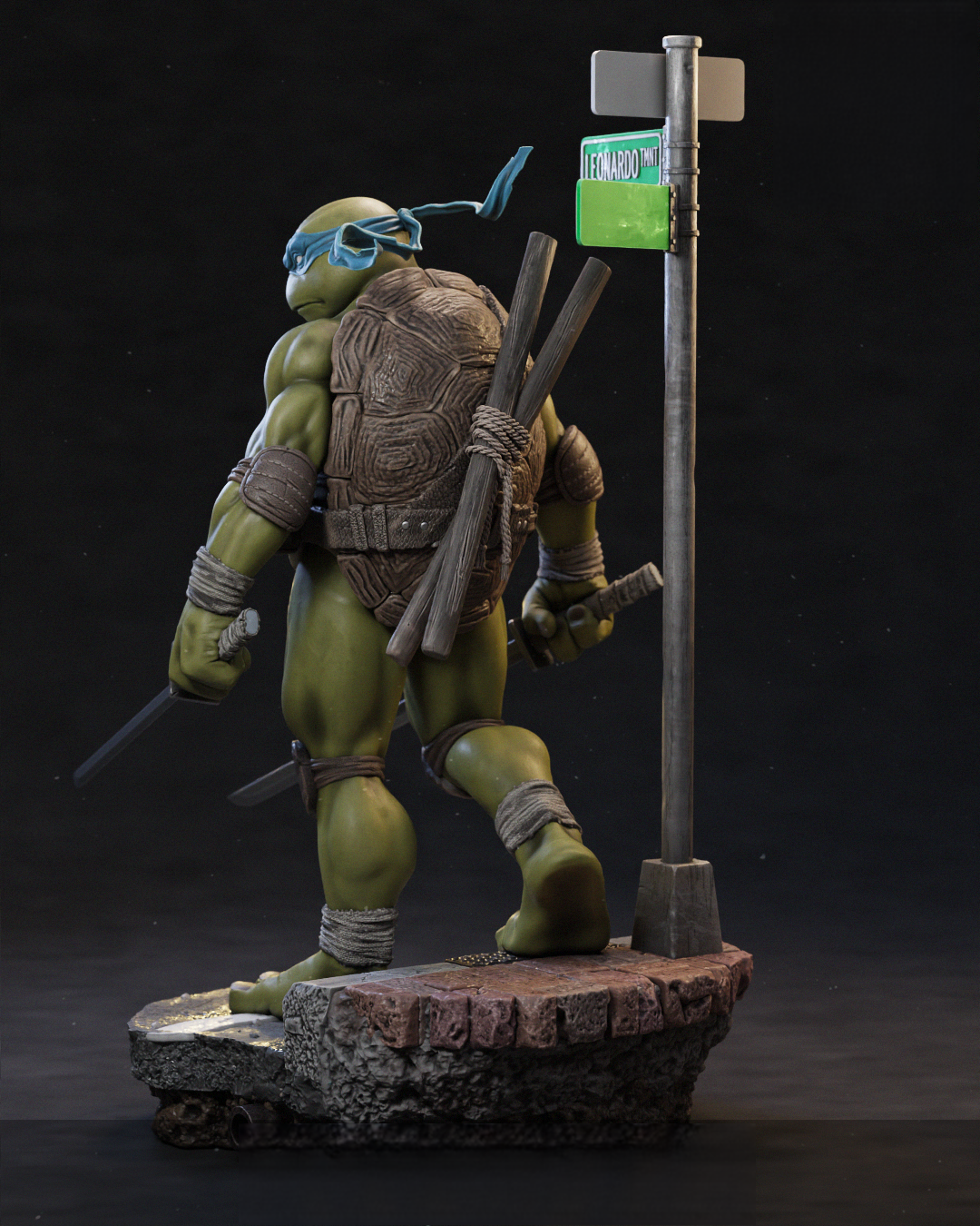 0477 Leonardo - TMNT (1287) - STL 3D Print Files