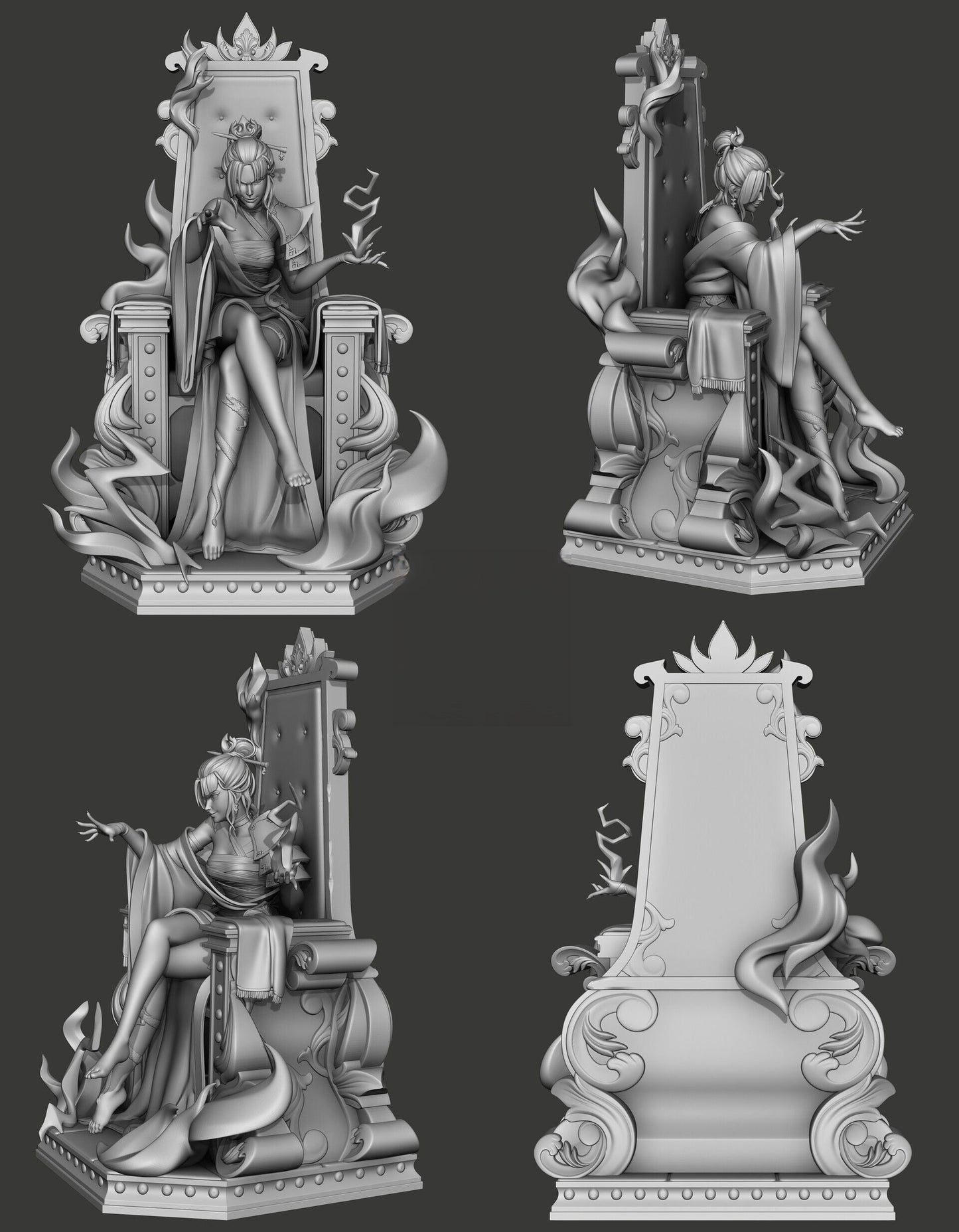 0722 Azula - Avatar Last Airbender - STL 3D Print Files