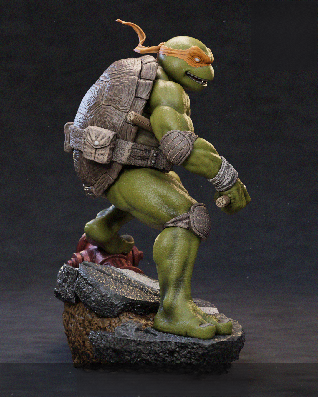 0478 Michelangelo - TMNT (1286) - STL 3D Print Files