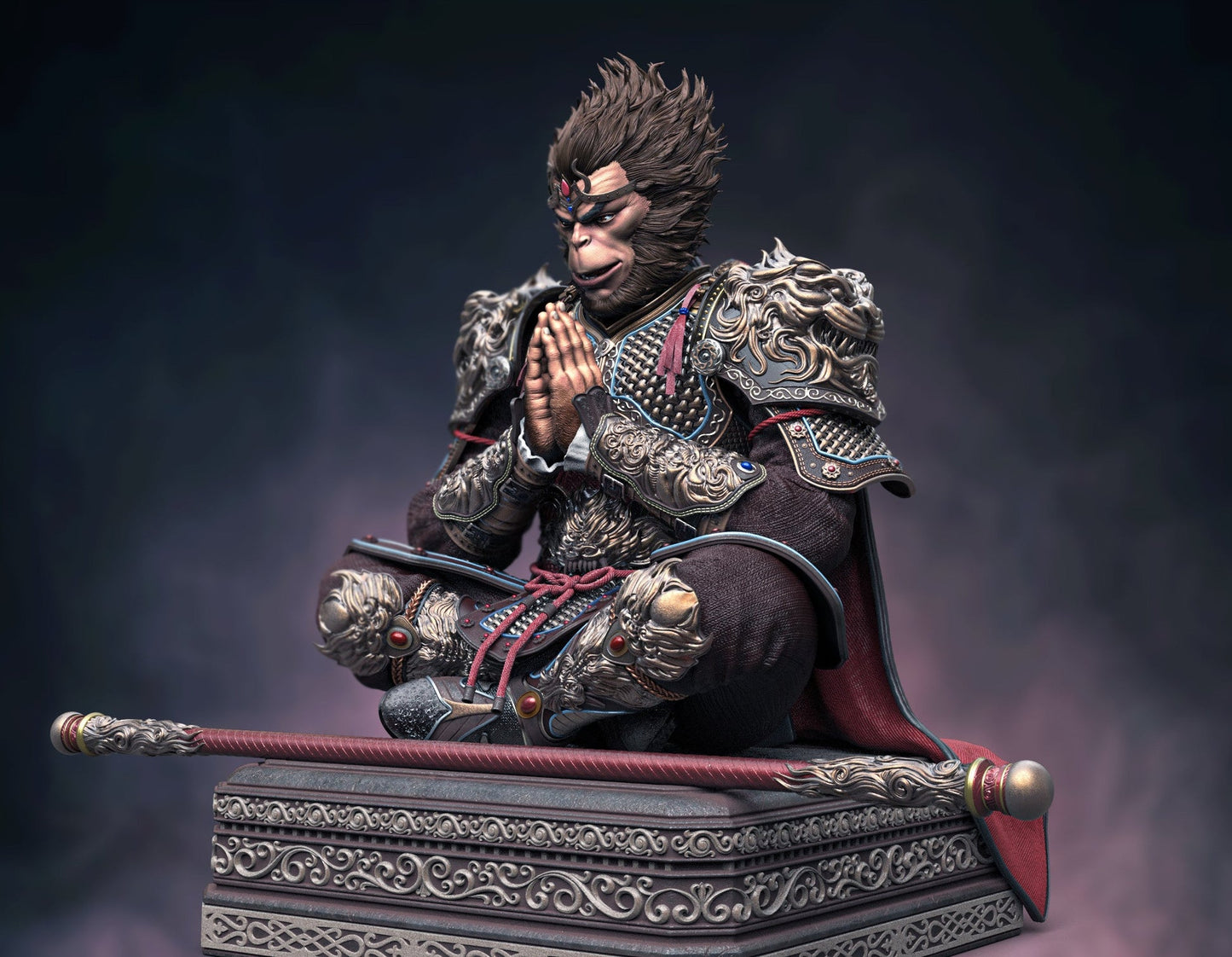 0683 Monkey King - STL 3D Print Files