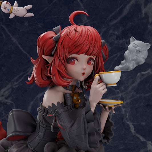 0784 Black Maiden Enchantress - Dungeon & Fighter - STL 3D Print Files